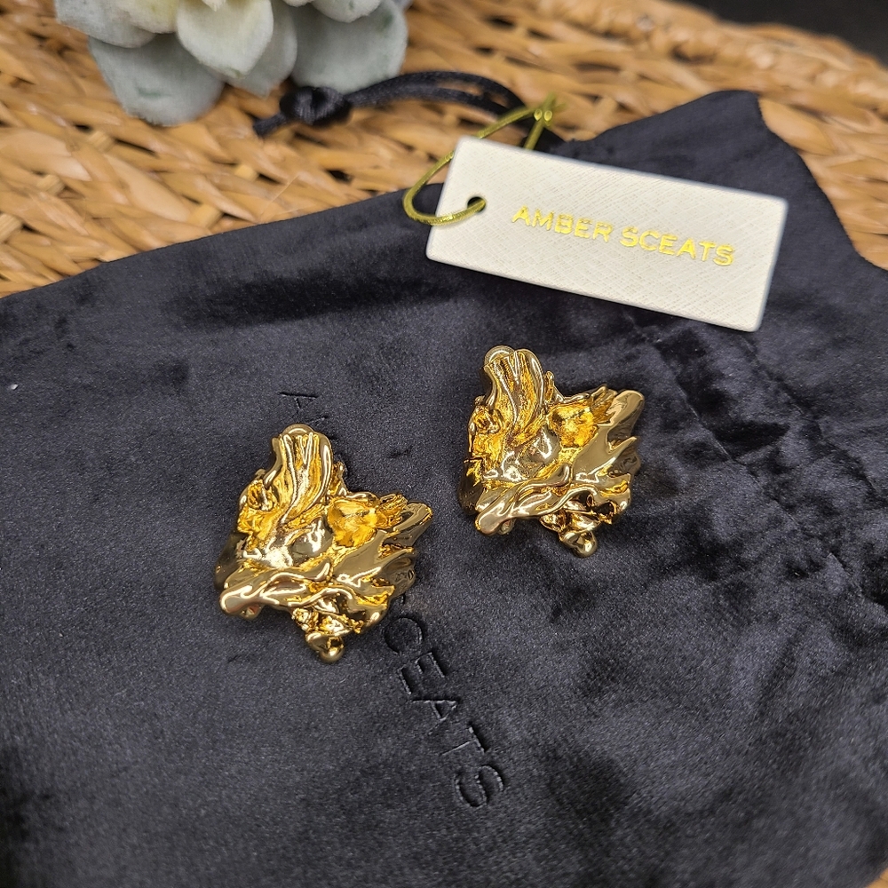 💛 Amber Sceats - 24k Gold Plated Reese Earrings